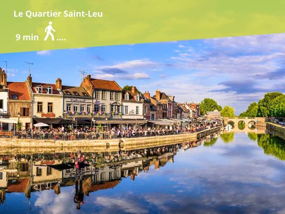 Magnifique 3 Chambres - Parking - Hyper Centre - Gare Amiens Bagian luar foto