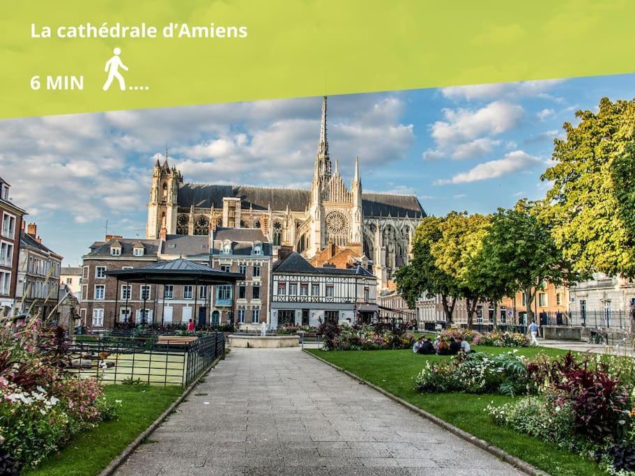 Magnifique 3 Chambres - Parking - Hyper Centre - Gare Amiens Bagian luar foto